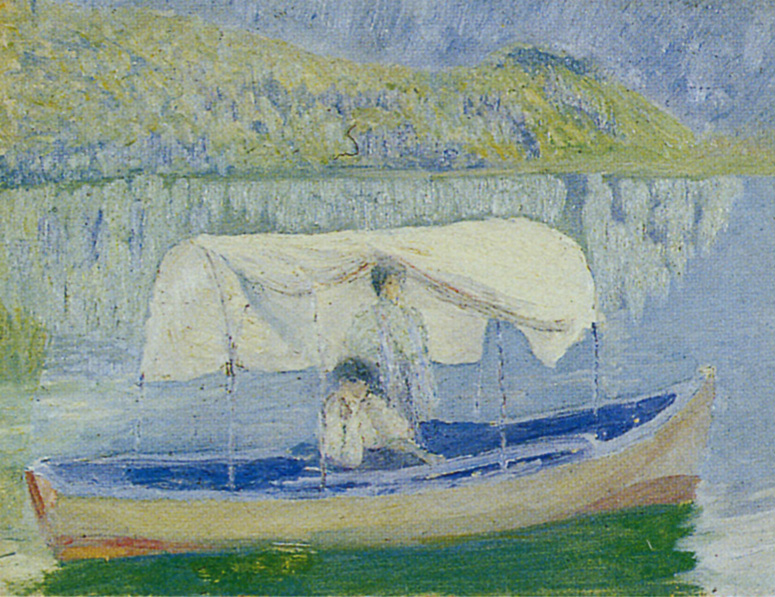 Виктор Борисов-Мусатов «В лодке», 1890