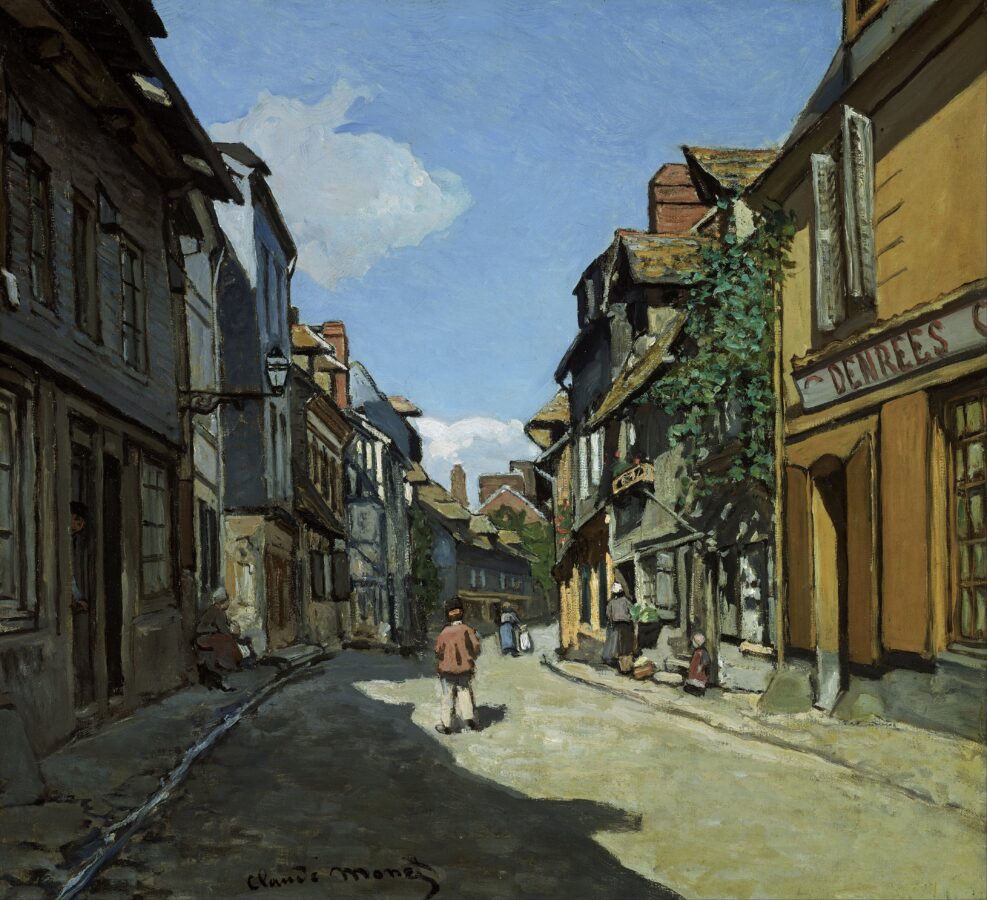 Клод Моне «Rue de la Bavole, Honfleur», 1864 © Museum of Fine Arts Boston