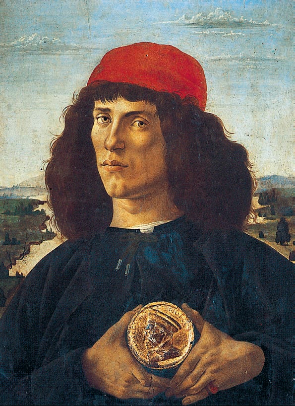 Сандро Боттичелли «Портрет молодого человека с медалью», около 1475. Уффици, Флоренция © СЛОВО/SLOVO
