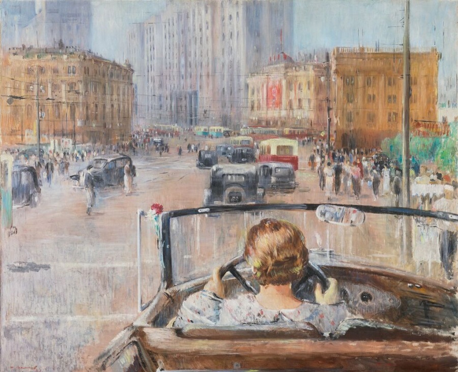 Ю.И. Пименов "Новая Москва", 1937