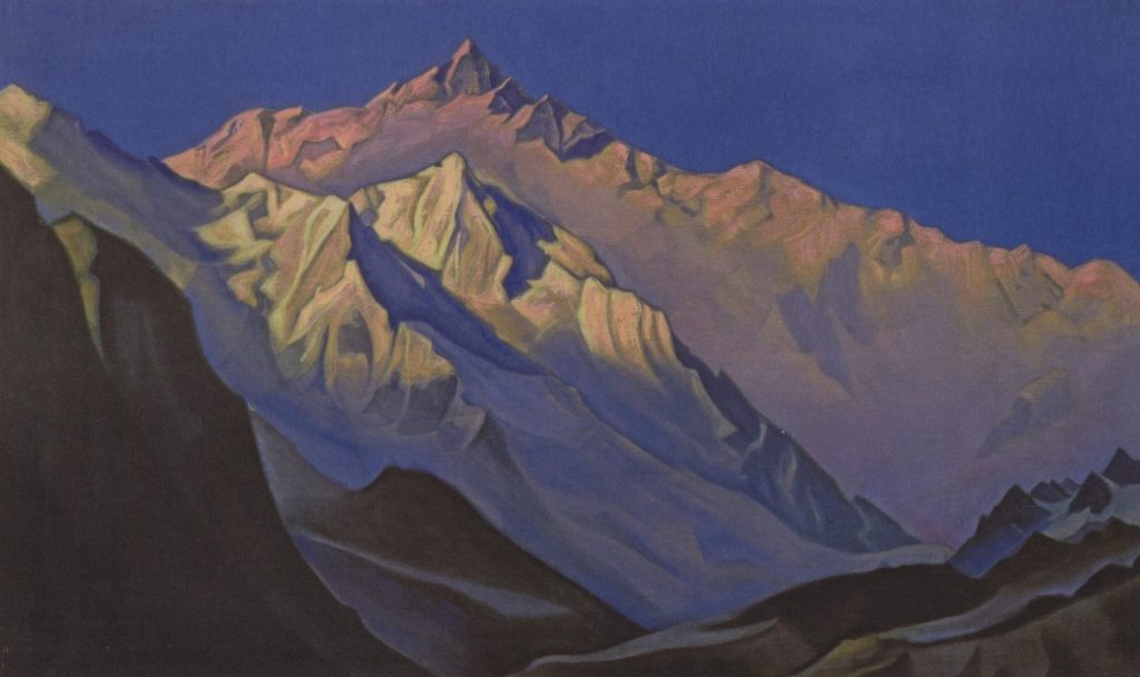 Н.К. Рерих «Гималаи. Нанда-Деви», 1944 © ГРМ.