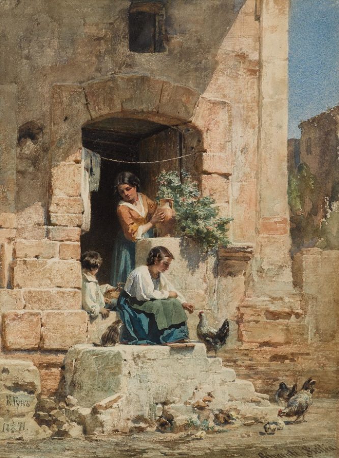 Карл Гун «Итальянская сцена», 1871 © ГТГ