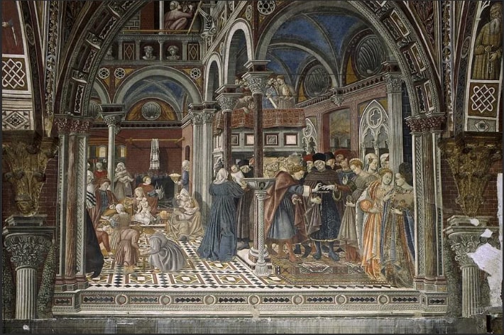 Доменико ди Бартоло «Женитьба подкидышей», 1440