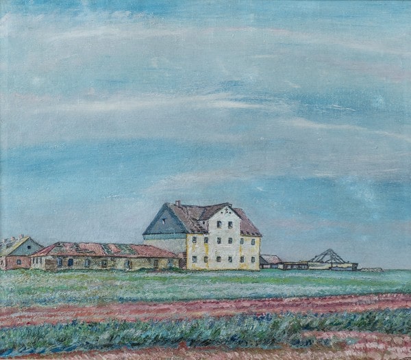 Д.Д. Бурлюк «Дома в степи», 1908 © ГРМ