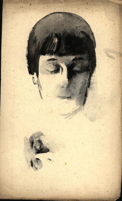 Николай Тырса «Портрет Анны Ахматовой», около 1928 © Пресс-служба Музея Анны Ахматовой