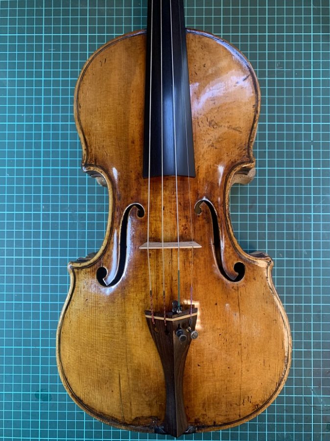 «Скрипка Венявского» в процессе реставрации © Российский национальный музей музыки