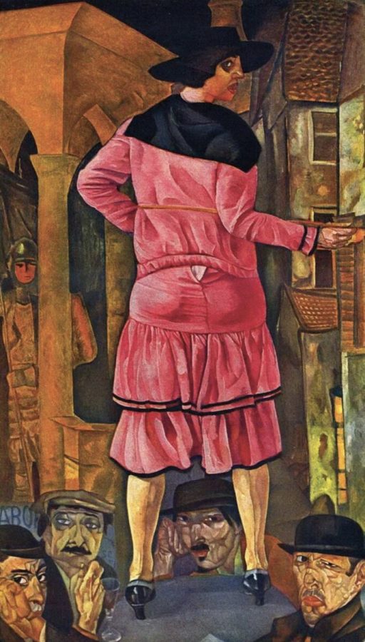 Б.Д. Григорьев «Улица блондинок», 1917 © Музей Академии художеств