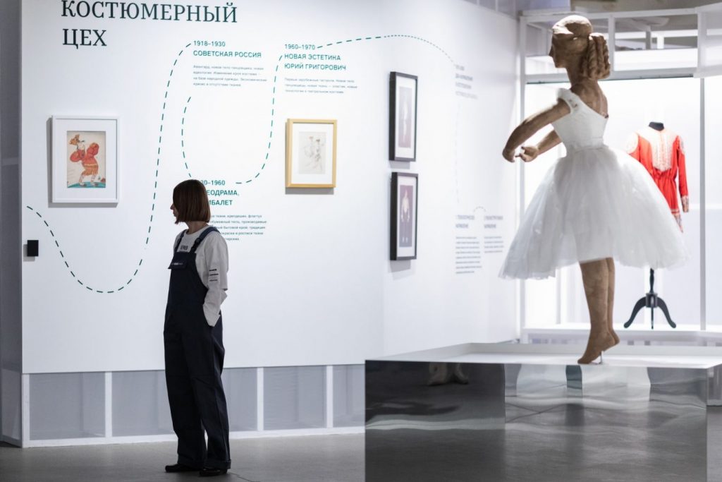 Экспозиция выставки «Первая позиция. Русский балет» © ЦВЗ «Манеж»