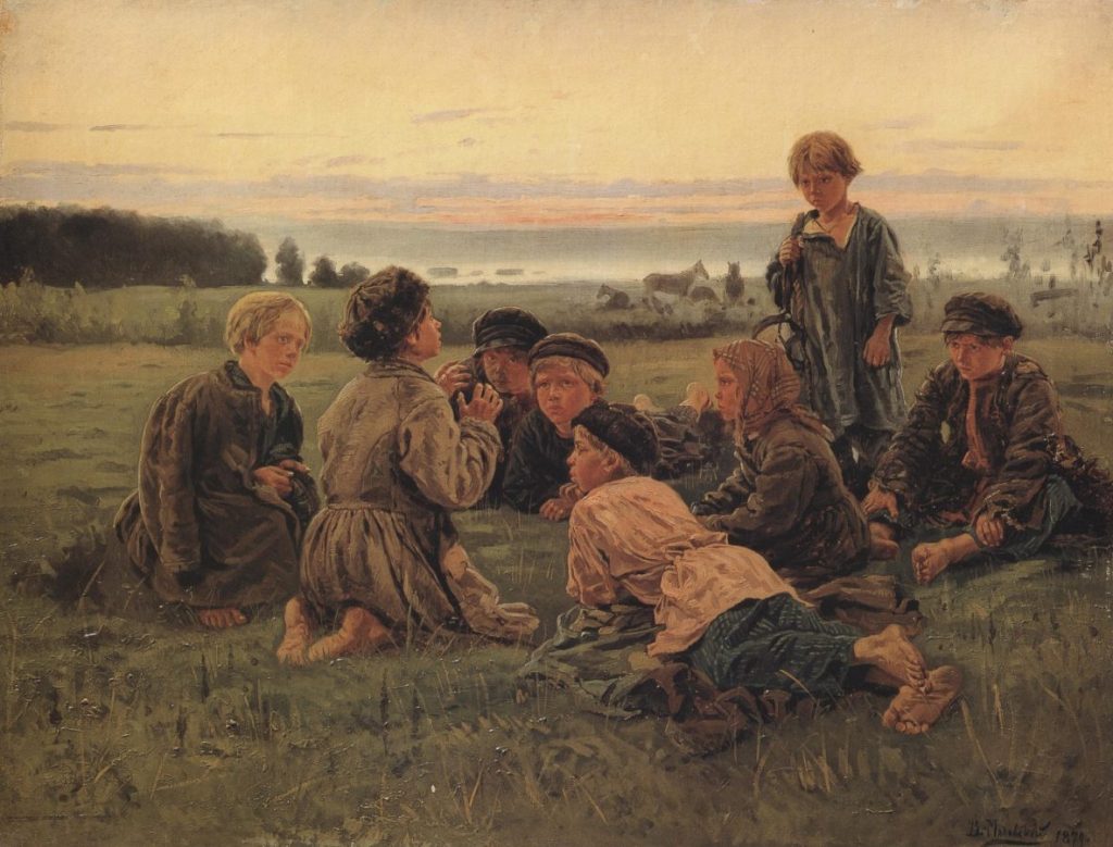 В.Е. Маковский «Ночное», 1879 © ГРМ