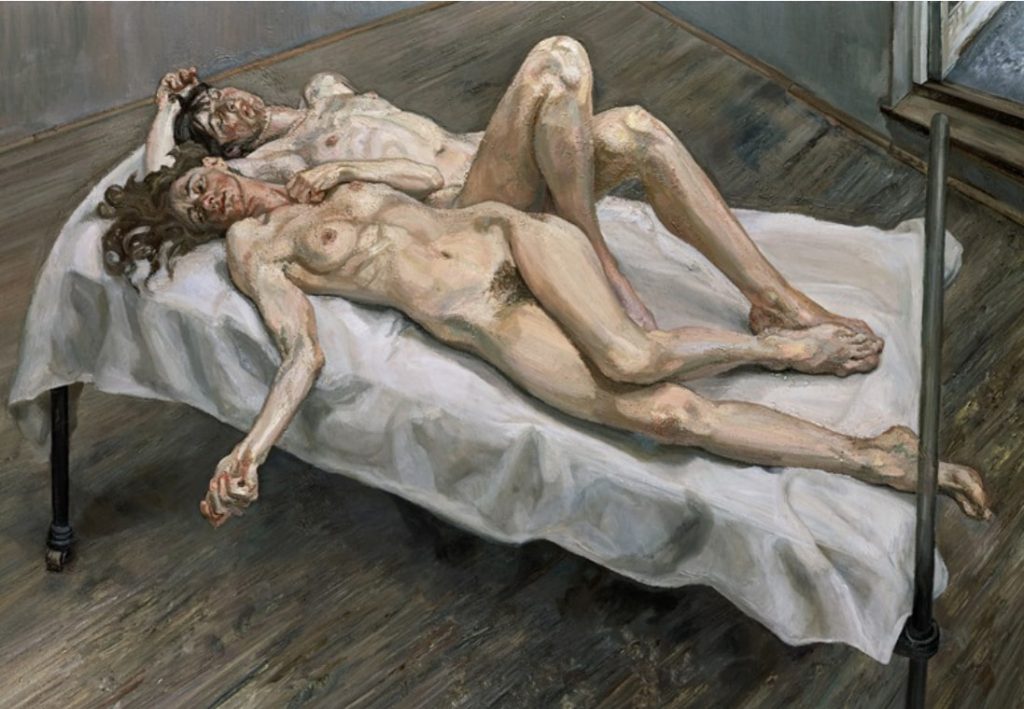 Люсьен Фрейд «Две женщины», 1992 © Christie’s / The Lucian Freud Archive