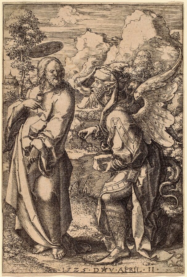 Дирк Якобсон Веллерт «Искушение Христа», 1525 © Государственный Эрмитаж
