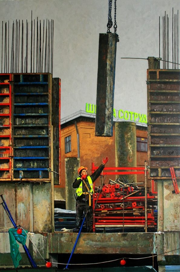 А.М. Нестерова «Повелитель бетона», 2021 © Фестиваль идейного позитивного искусства «Время, вперед!»