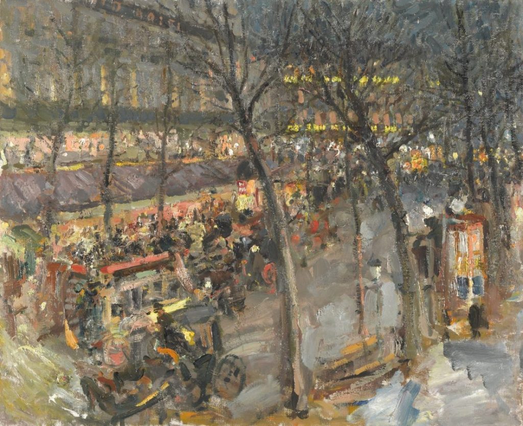 К.А. Коровин «Париж. Кафе де ла Пэ», 1906 © Государственная Третьяковская галерея