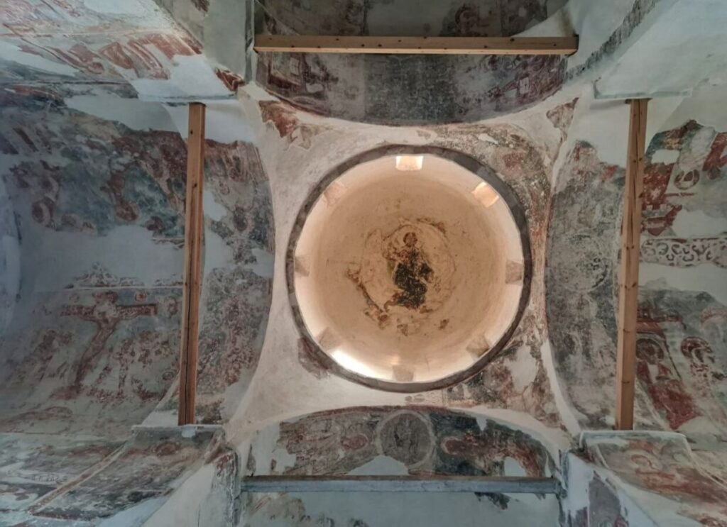 Вознесение Господне. Роспись купола © Снетогорский женский монастырь