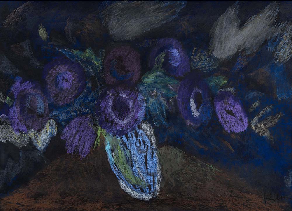 Наталия Земляная «Синие ночные анемоны» Фото из архива художницы