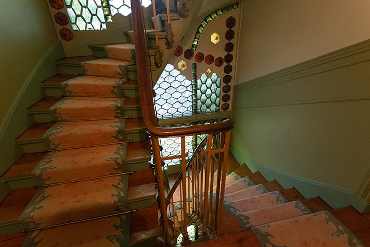 Лестница дома Кастель Беранже, архитектор Эктор Гимар, Париж, 1894-1898 © МУАР