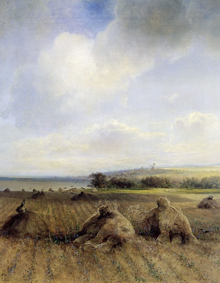 Алексей Саврасов «К концу лета на Волге», 1873 © Государственная Третьяковская галерея