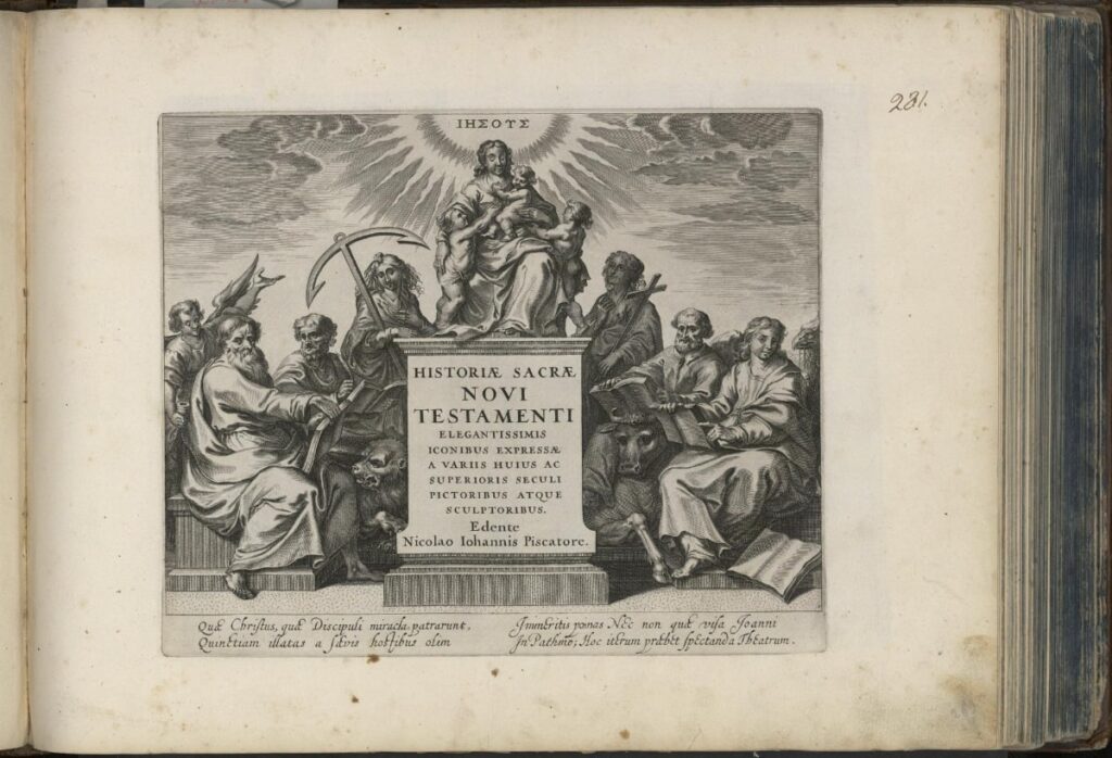 Титульный лист Библии Пискатора, 1643 © Государственный Эрмитаж