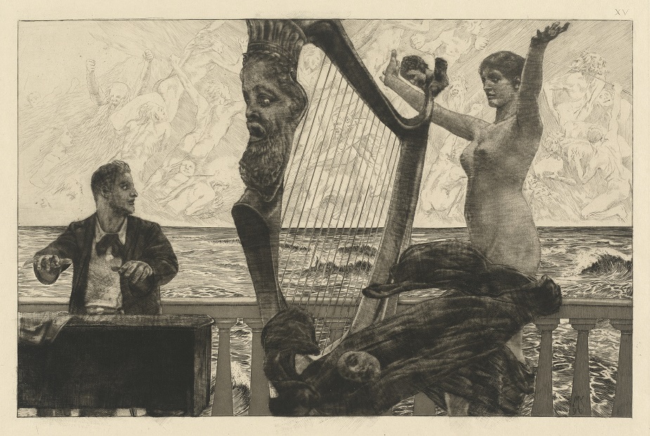 Макс Клингер, «Эвокация» (фантазия к XII опусу Брамса) © National Gallery of Art