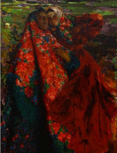 Ф.А. Малявин "Бабы", 1905 © Государственный Русский музей