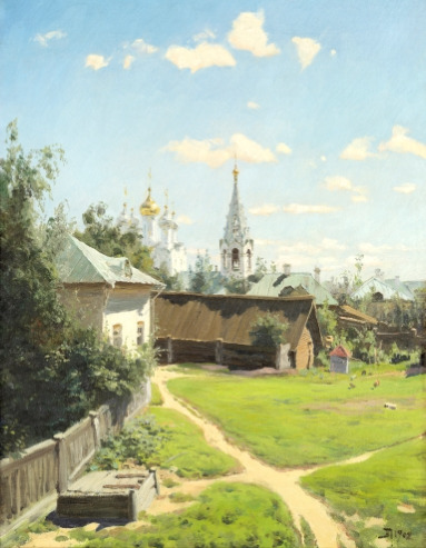 В.Д. Поленов "Московский дворик", 1902 © Государственный Русский музей