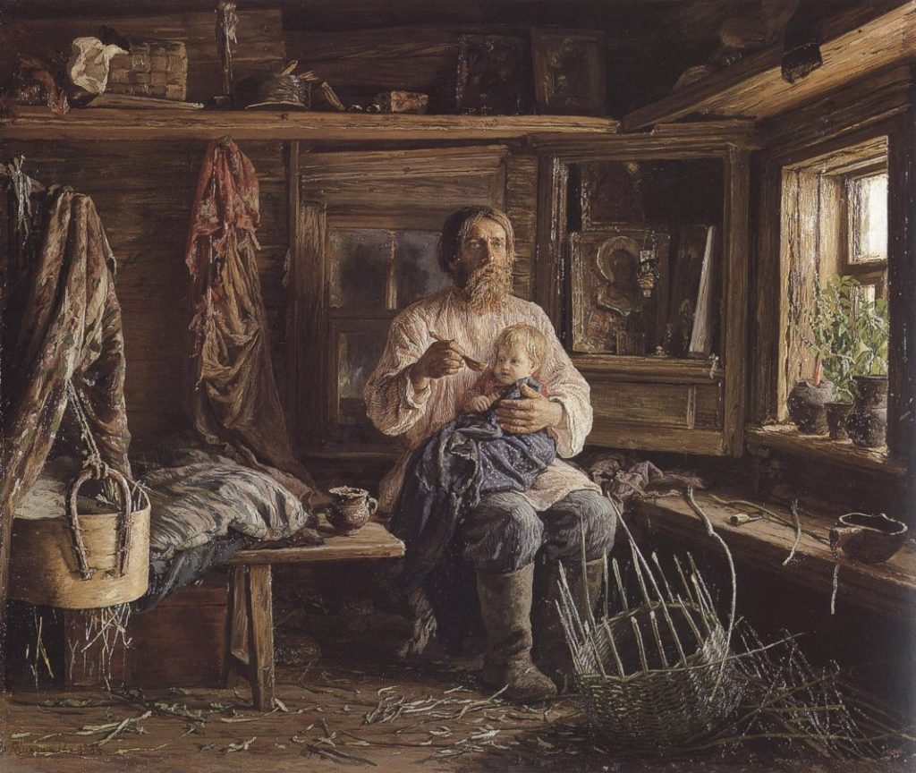 В.М. Максимов «Слепой хозяин», 1884 © ГРМ.