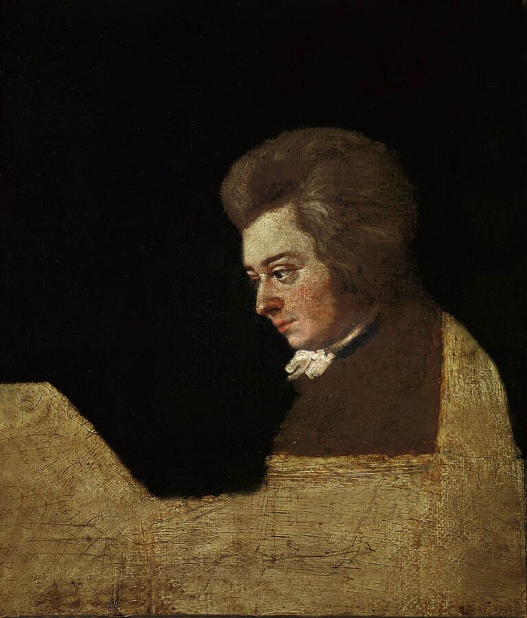 Йозеф Ланге «Моцарт за роялем в возрасте 34 лет» (неоконченный портрет), 1789 © Mozarteum, Salzburg