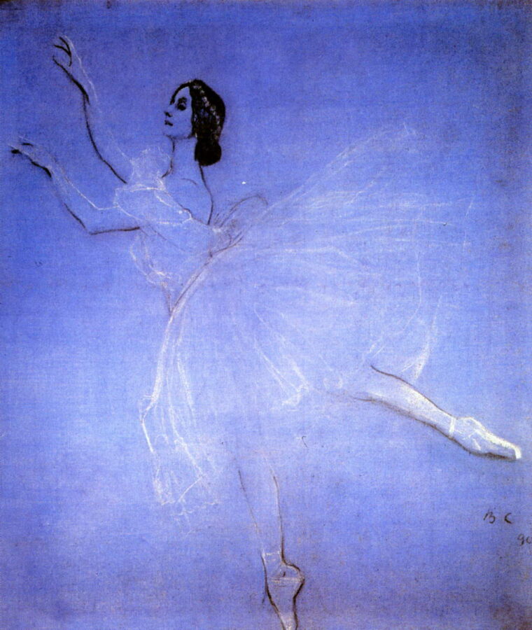В.А. Серов «Анна Павлова в балете Сильфиды», 1909 © ГРМ