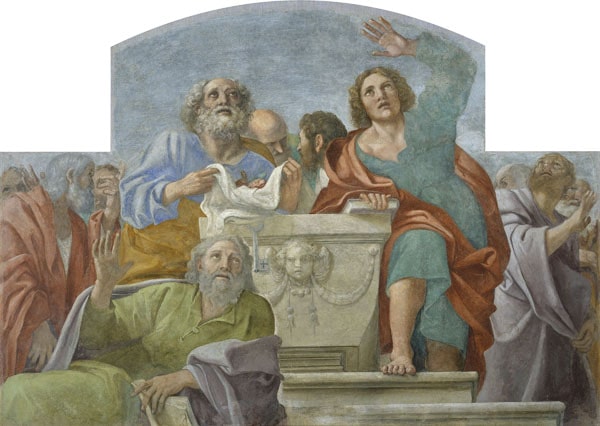 Аннибале Карраччи и Франческо Альбани «Апостолы вокруг Пустой гробницы» © MNAC