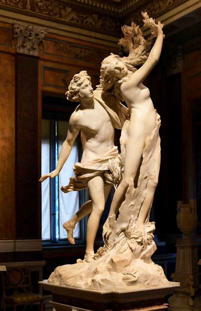  Джованни Лоренцо Бернини «Аполлон и Дафна», 1622-1625, Галерея Боргезе, Рим 