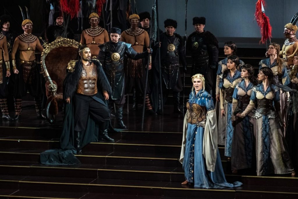 Сцена из оперы Джузеппе Верди «Аттила» © БГТОБ