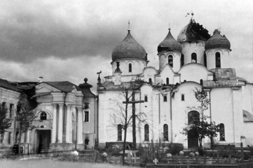 Софийский собор военного времени © pastvu