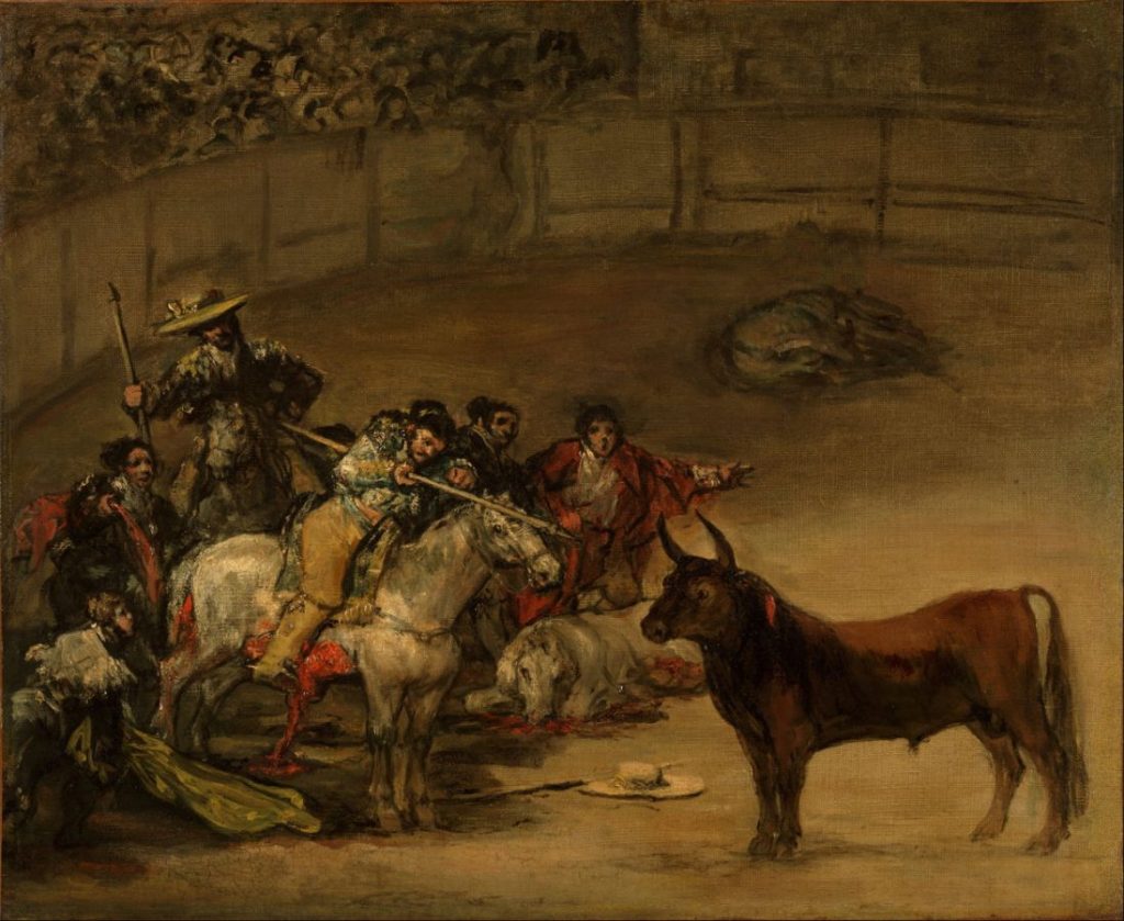 Франсиско Гойя (1746–1828) «Бой быков. Суэрте де варас», 1824 © The J. Paul Getty Museum / Издательство «СЛОВО/SLOVO»