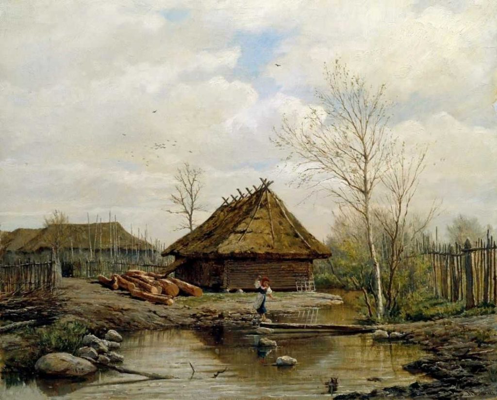 П.А. Брюллов «Весна», 1875 © ГТГ

