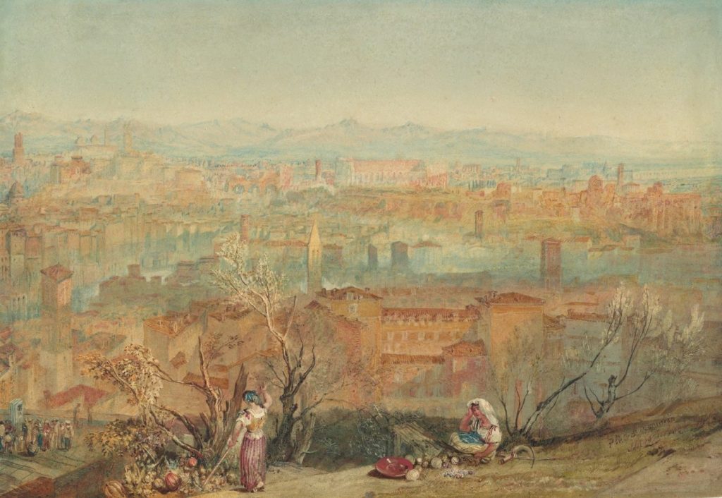 Joseph Mallord William Turner «Rome from San Pietro in Montorio», ок. 1820-21 © The Courtauld
