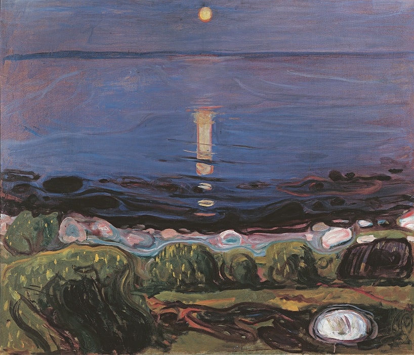 Эдвард Мунк «Летняя ночь на пляже», 1902–03 © Österreichische Galerie Belvedere,Vienna