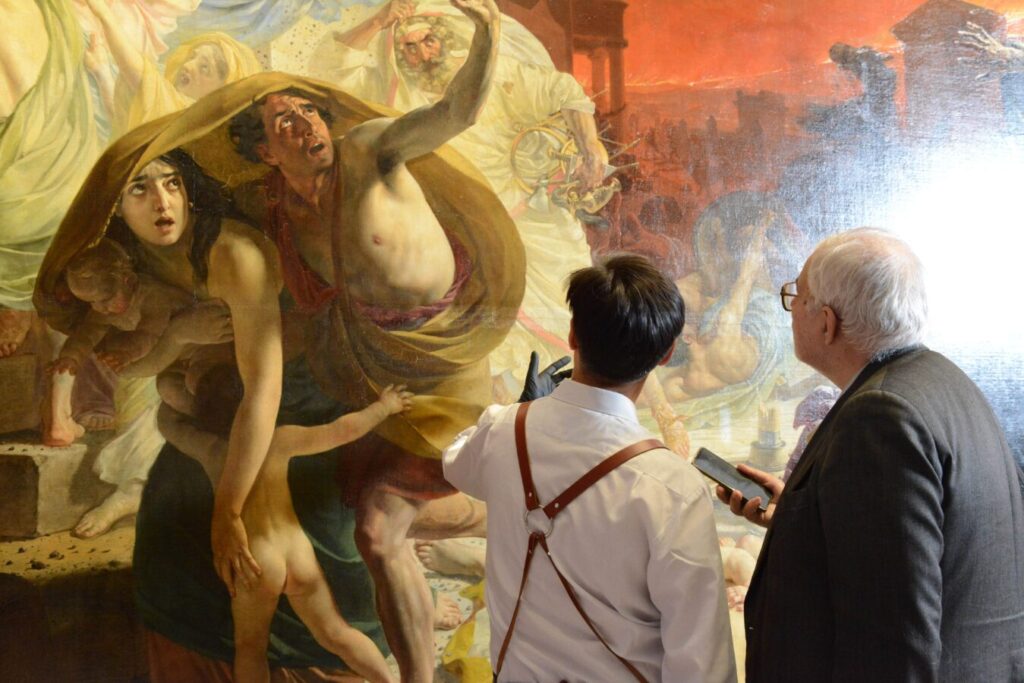 Последний день Помпеи»: Русский музей реставрирует великую трагедию | Точка  Арт