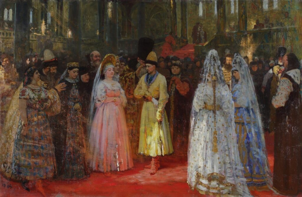 И.Е. Репин «Выбор царской невесты», 1884-1887 © КХМ