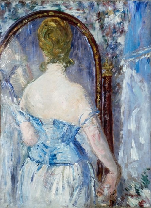 Эдуард Мане «У зеркала», 1876 © Guggenheim Museum