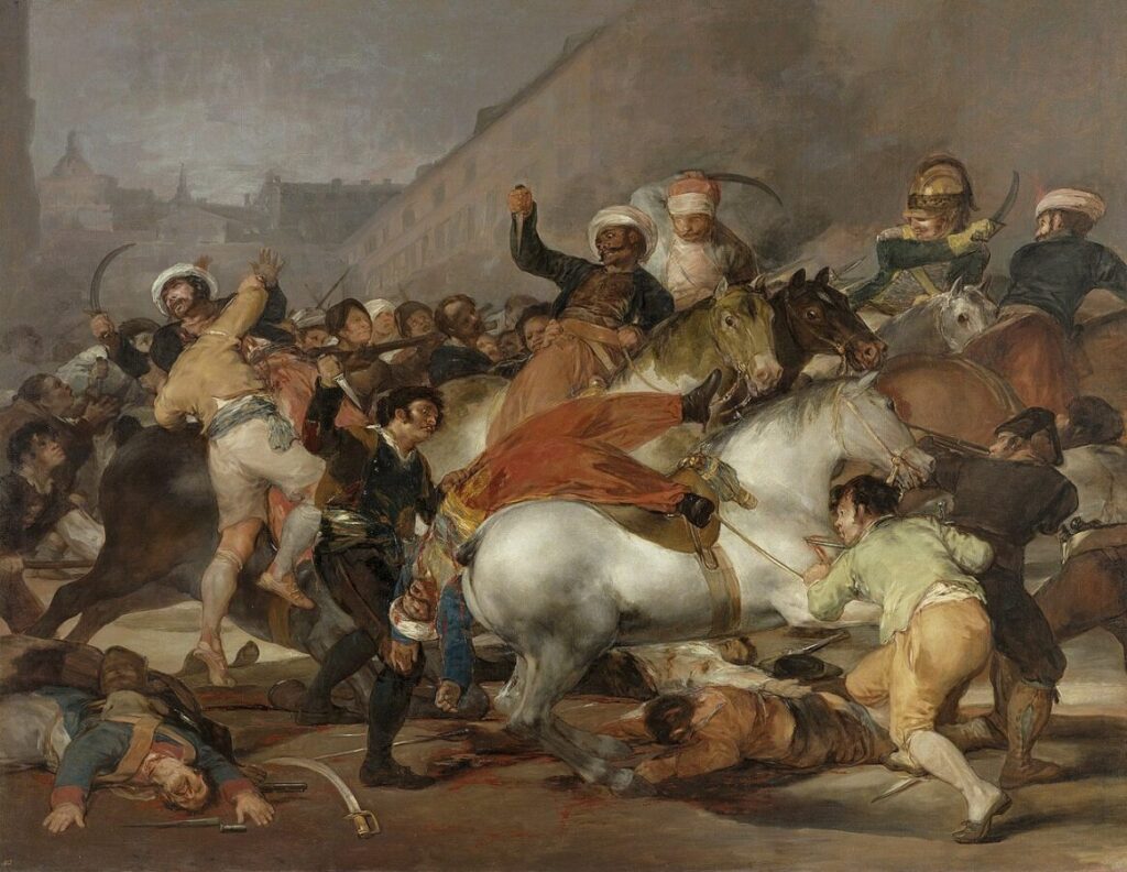 Франсиско Гойя «Восстание 2 мая 1808 года в Мадриде», 1814 © Museo del Prado, Madrid