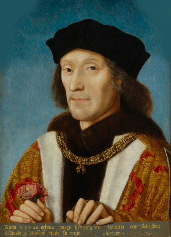 Неизвестный нидерландский художник «Генрих VII с розой в руках», 1505 © National Portrait Gallery