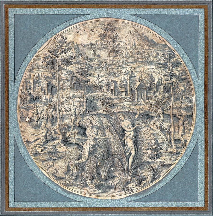 Ханс Колларт «Пейзаж с Паном и Сирингой», около 1565 © Государственный Эрмитаж
