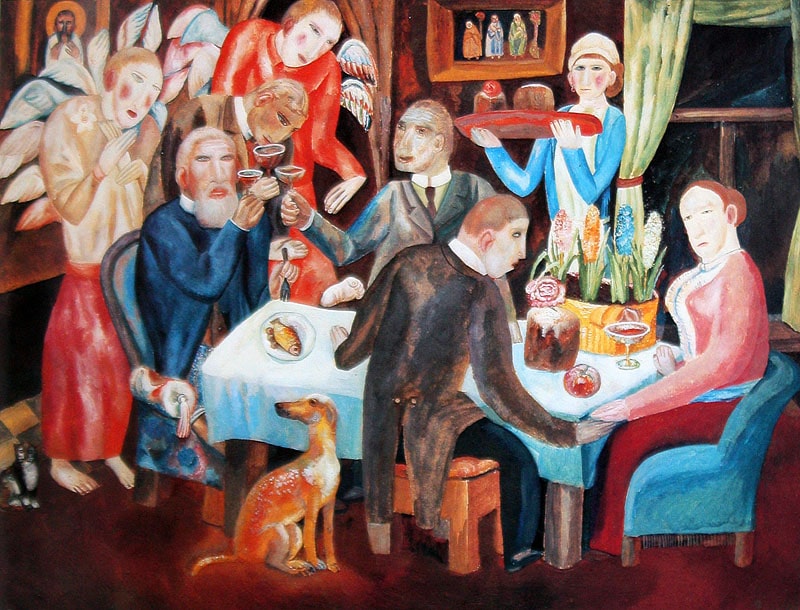 Павел Филонов «Пасха», 1912 Частная коллекция