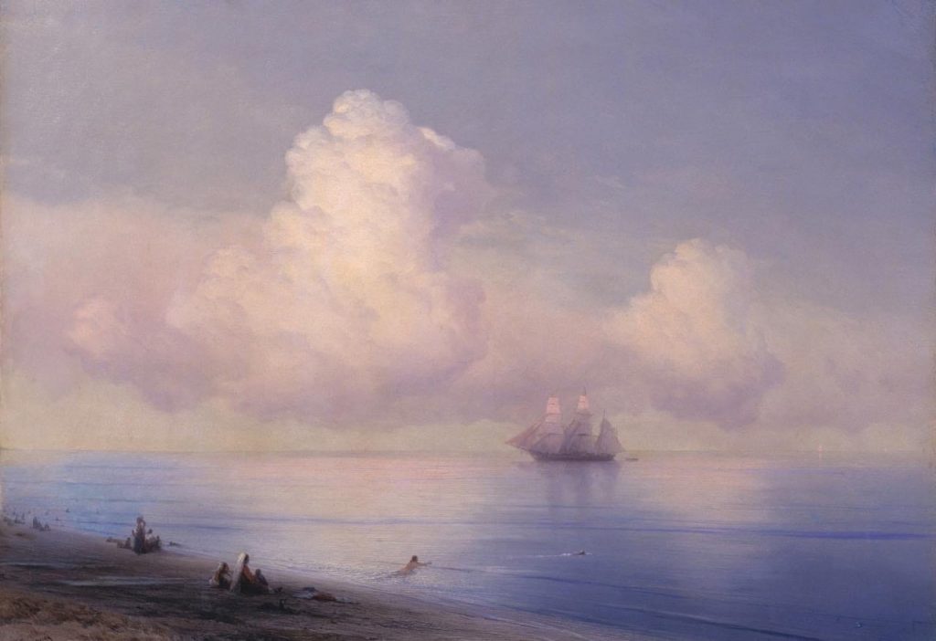 И.К. Айвазовский «Штиль на море», 1876 © ВМИИ
