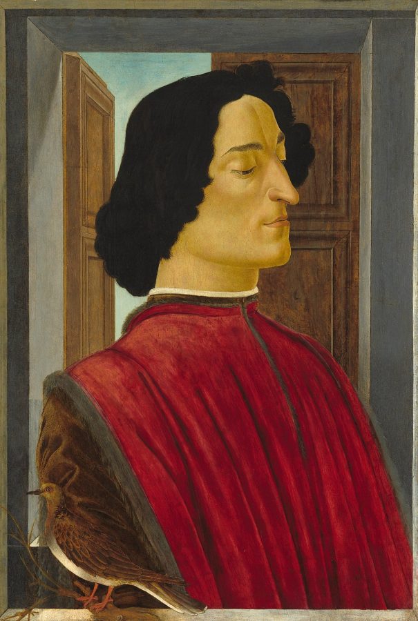 Сандро Боттичелли «Портрет Джулиано Медичи», около 1478–1480. Национальная галерея искусства, Вашингтон © СЛОВО/SLOVO