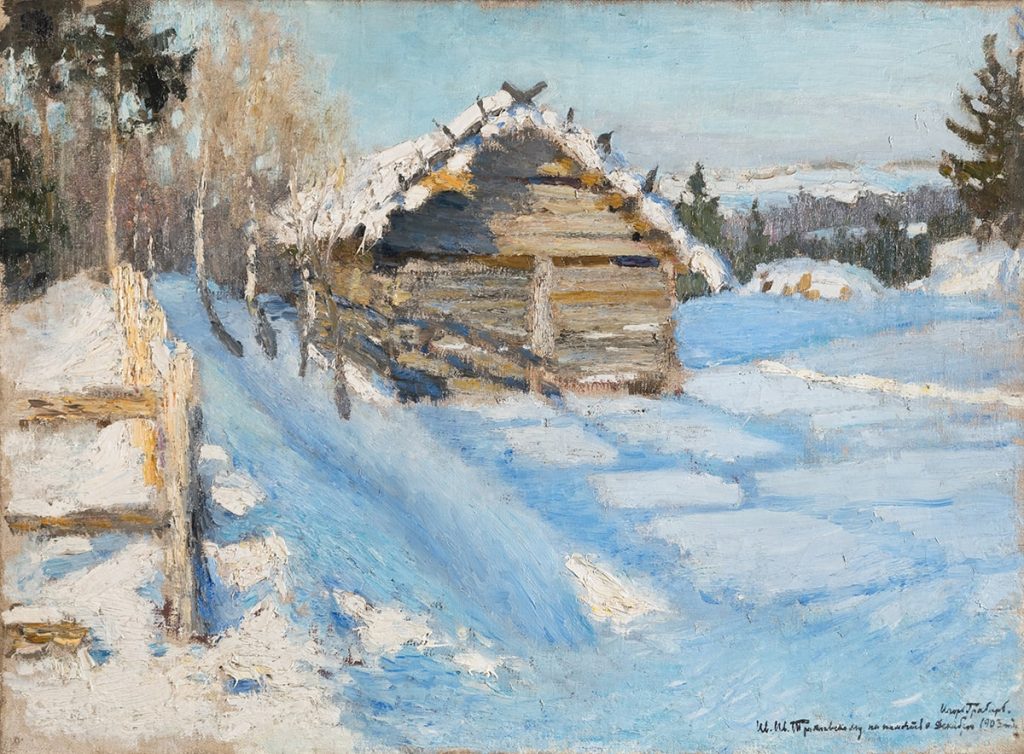 И.Э. Грабарь «Зимний вечер», 1903 © ГРМ