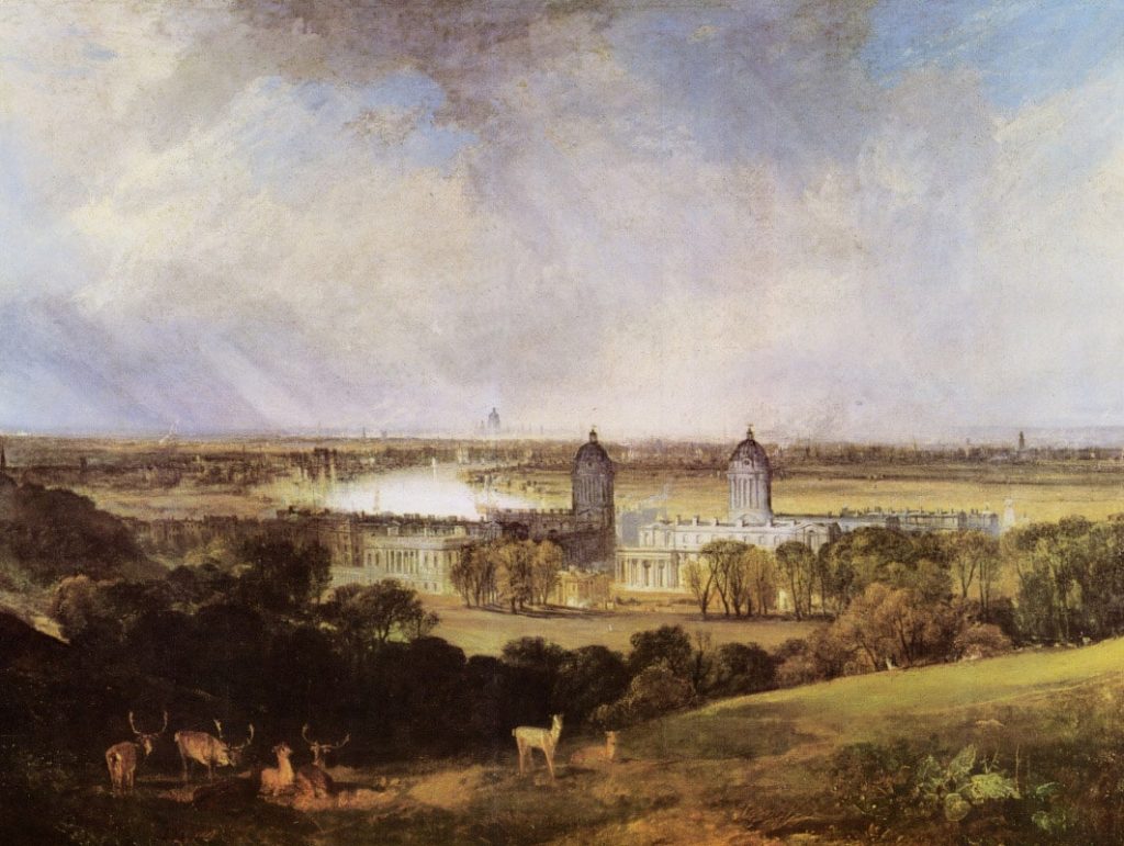 Дж. Тёрнер «Лондон, вид из Гринвич-парка», 1809 © Галерея Тейт, Лондон