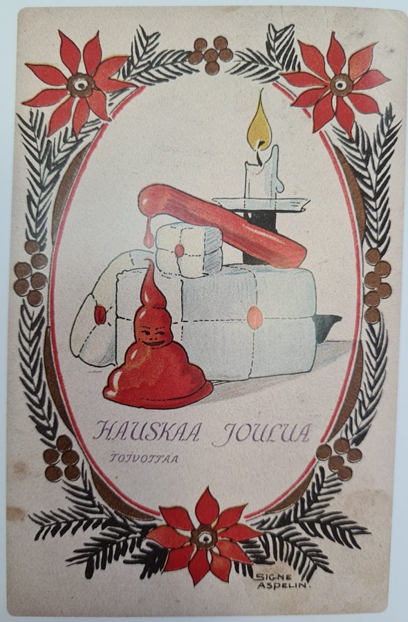 «hauskaa Joulua totvotta». Швеция, между 1920 и 1925 © ГМИ СПб