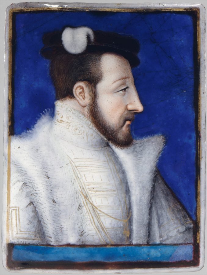 Леонар Лимозен «Генрих II, король Франции», около 1555–1560. Пластина, покрытая лиможской эмалью © Музей Метрополитен, Нью-Йорк