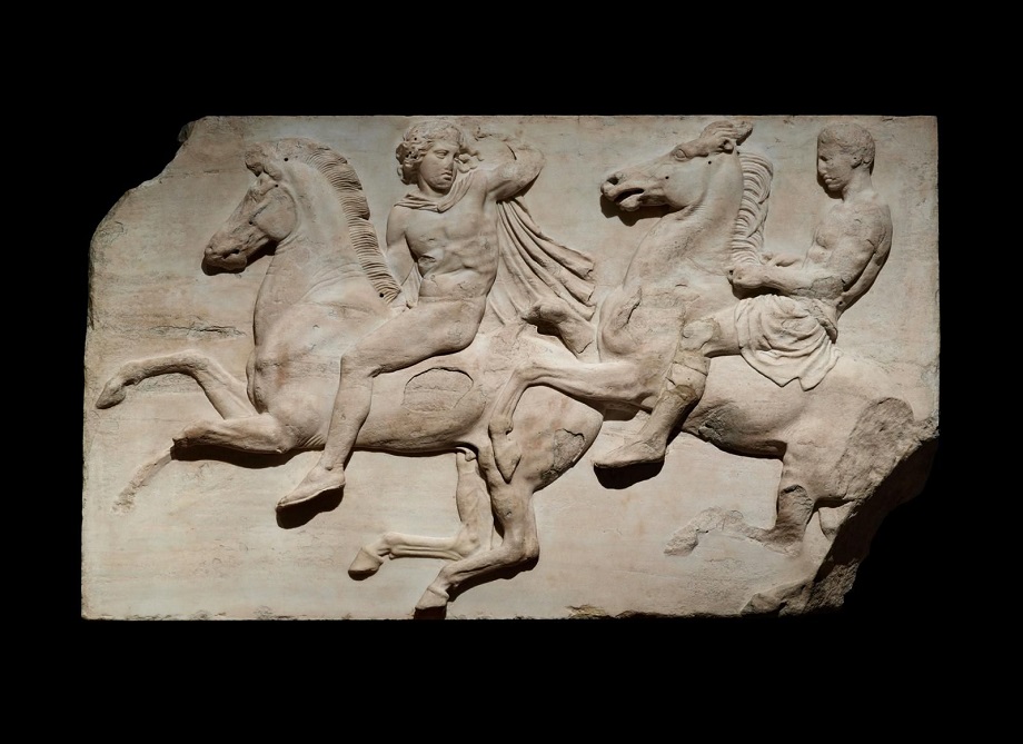 Фрагмент фриза Парфенона. Всадники. 30-е годы V в. до н. э. © The Trustees of the British Museum
